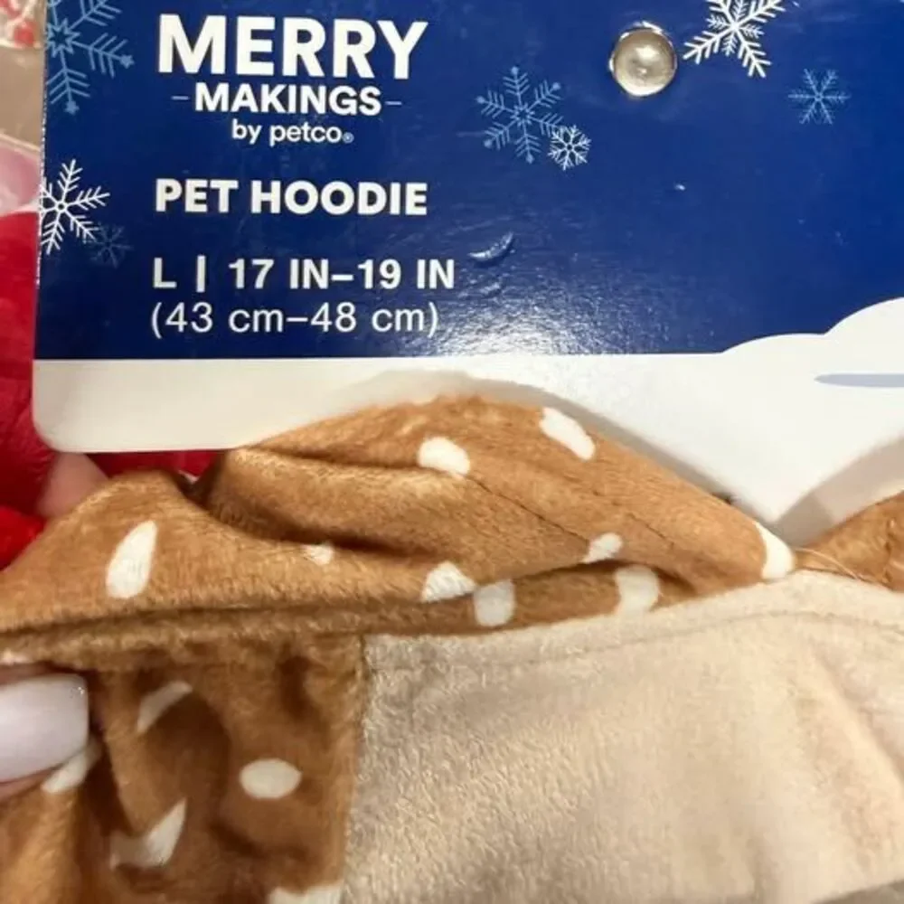 Merry Makings by Petco Reindeer Pet Hoodie